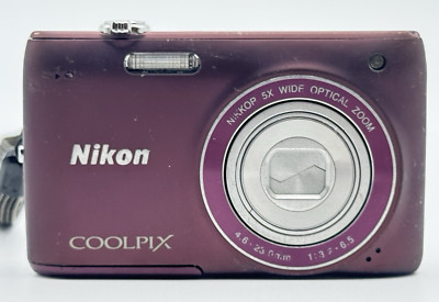 Nikon COOLPIX S4100 14.0MP Digital Camera Only (Damaged) Powers on | SOLD AS IS