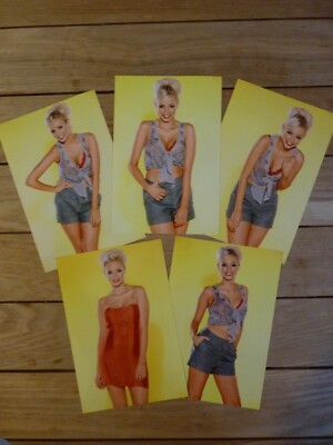 5er Set SASHA freche Glamour Fotos SEXY Frauen Female Art Model Pin-ups Prints