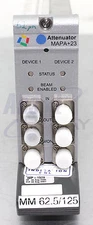 JDSU MAPA+2329290FP MM Dual Optical Attenuator with 10/90 Coupler Module FC/PC
