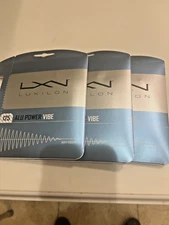 3 Sets Luxilon ALU Power VIBE Tennis String 1.25mm