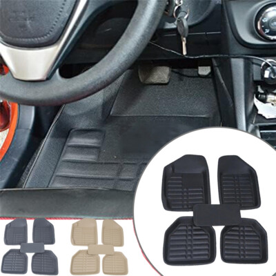 For Toyota Car Leather Floor Mats All Weather Protection Heavy Duty Floor Liners