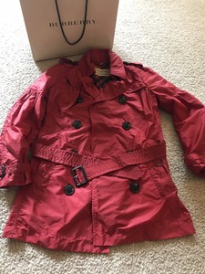 burberry trench coat red