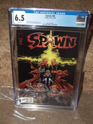 Spawn 80 CGC 6.5+ Fine Fresh Slab Hard To Find. Todd McFarlane Greg Capullo