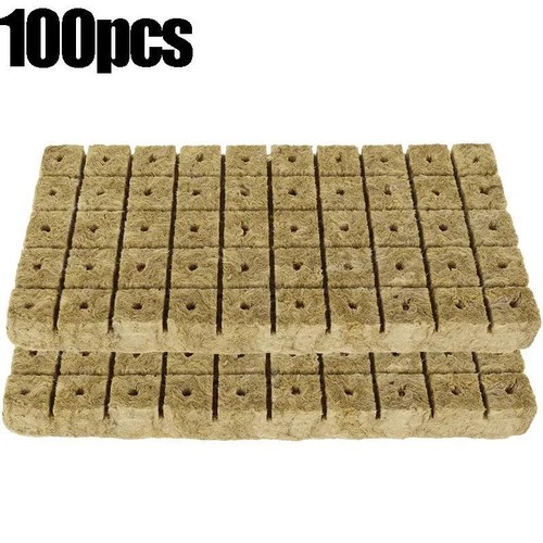 Rock Wool Grow Cubes Seed Starter Plugs Hydroponic Planting Blocks Kit - Picture 25 of 26
