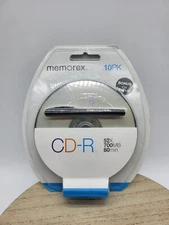 Memorex - CD-R 10 pack - 52x - 700MB - 80mins w/CD Marker - NEW