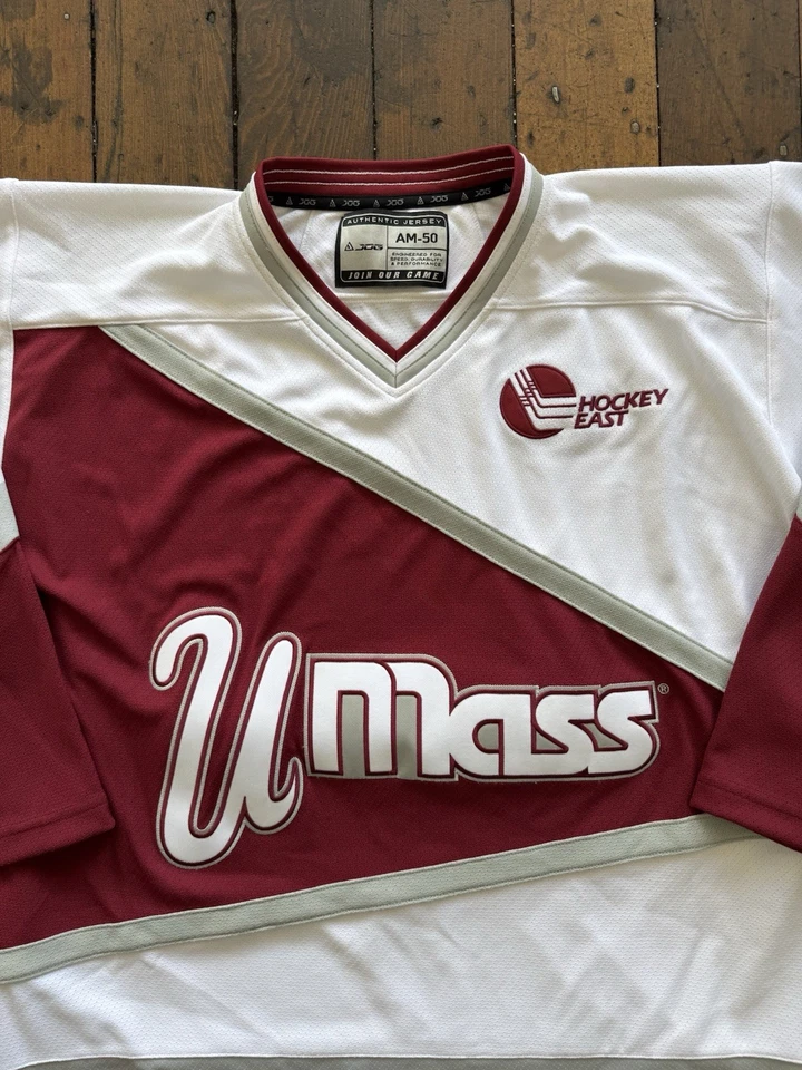 UMass Hockey East Jersey / JOG Hockey Jersey / Vintage - Image 2 of 4