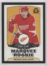 2018-19 Upper Deck O-Pee-Chee Update Marquee Rookies Black 8/100 Libor Sulak 2vh