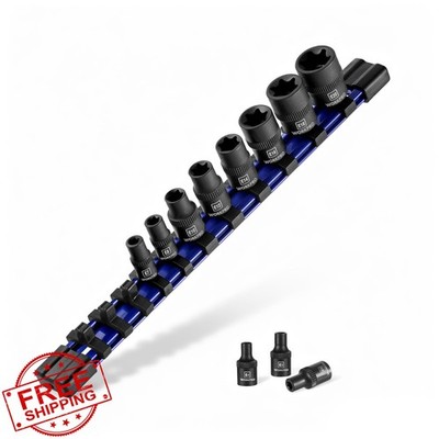 WORKPRO 11PCS E-Torx Socket Set 1/4 3/8 Drive
