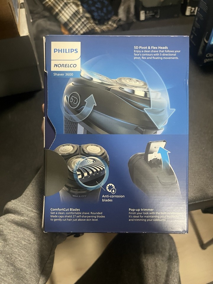 Philips Norelco Shaver 3600 Rechargeable Wet Dry Electric Razor | eBay