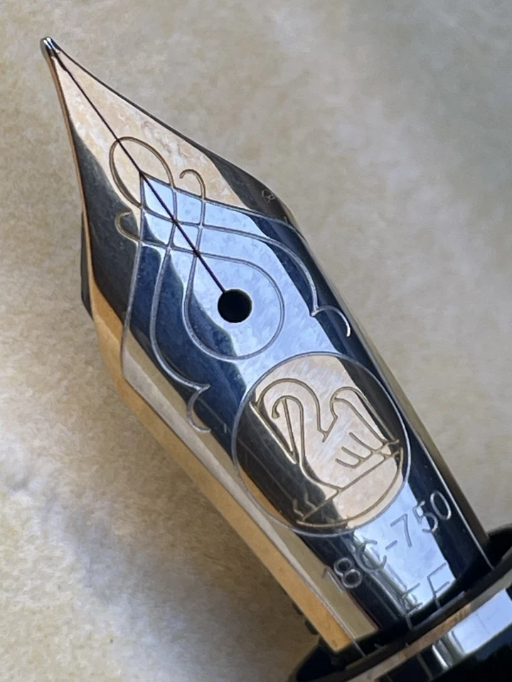 Pelikan перьевая ручка 18C 750 Souveran M800 черный EF новый в коробке - Изображение 3 из 4