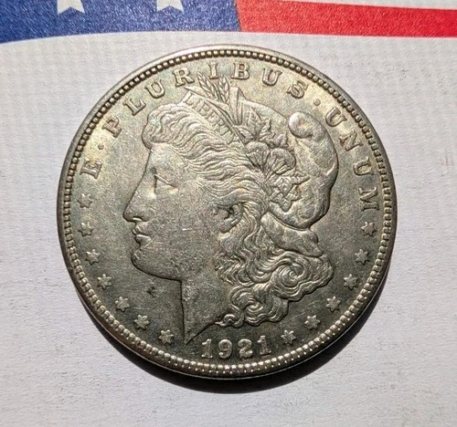 1921-S Morgan Silver Dollar, Final Year, HQ Strike, 90% Silver 🪙