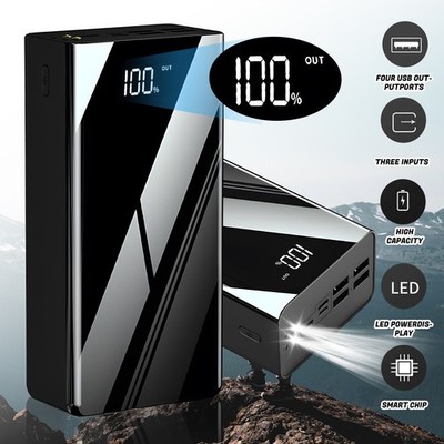 Portable 80000mAh Power Bank Large Capacity External Battery 66W Fast Charging