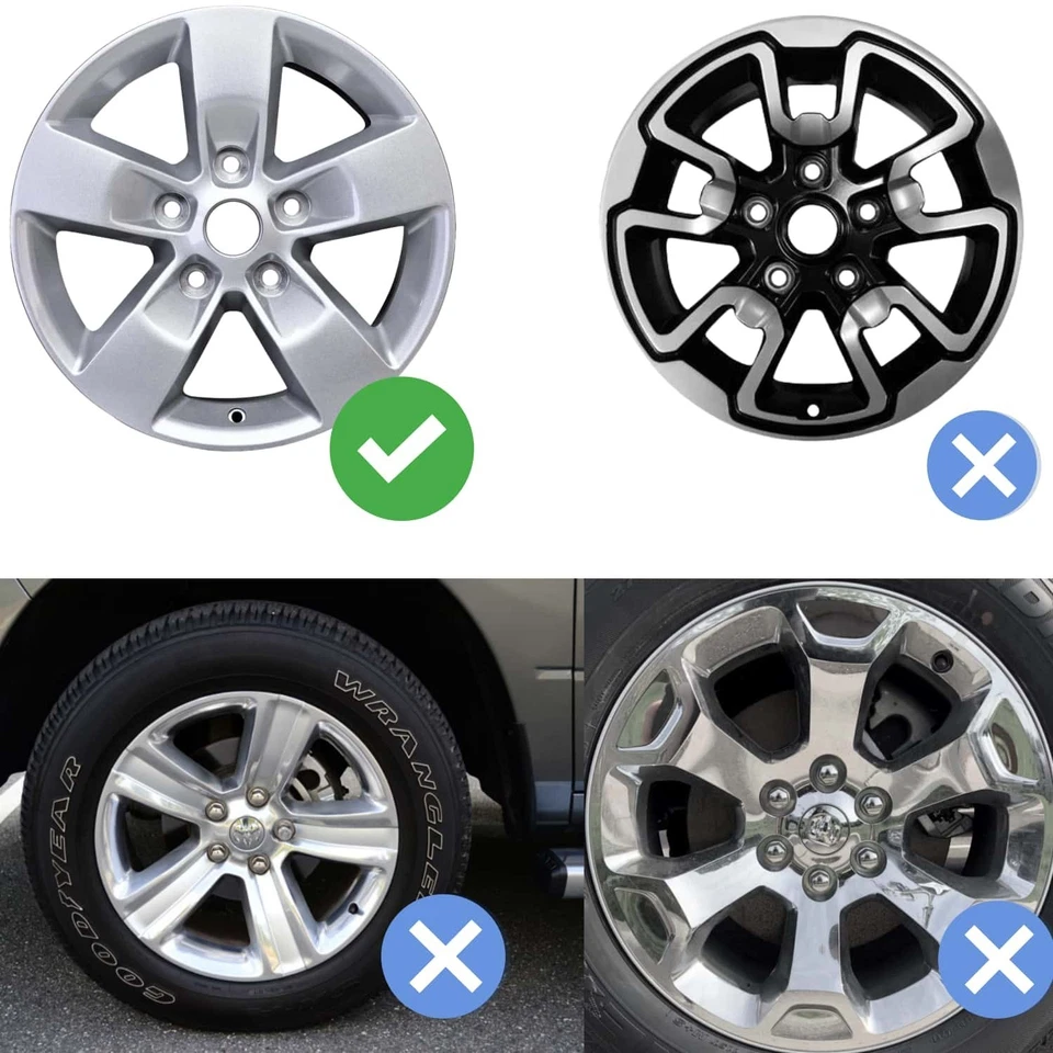 17'' Wheel skins for 2013-2018 Dodge Ram 1500;2019-2024 Dodge Ram 1500 Classic - Imagem 2 de 2
