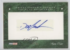 2008 TRISTAR Signa Cuts Cut Auto Hidden Treasures Green /65 Dwight Gooden Auto