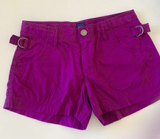 Gap Kids Grape Twist Side Tie Shorts Girls Size 12 Purple