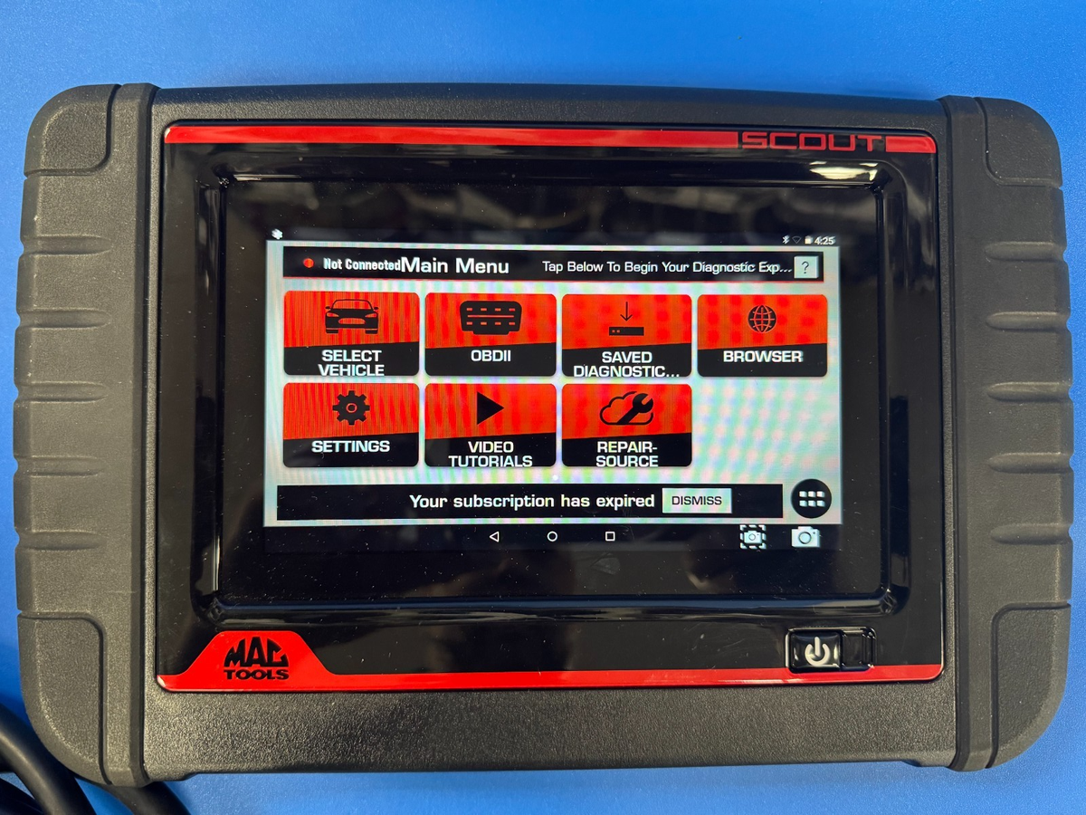 MAC Tools Scout MRST Professional Android Automotive Diagnostic