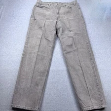 VTG Levi's 550 Jeans Mens 38x32 (Actual 36x32) USA Orange Tab 1997 Khaki Gray