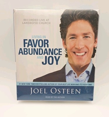 Living in Favor, Abundance and Joy - Audio CD READ By J Osteen NEW SEALED 2010