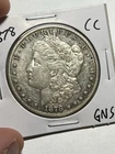 1878-CC Carson City Mint Morgan Silver $1 Dollar Near Uncirculated US Coin #585