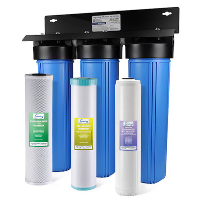 iSpring Whole House Filter Anti Scale Carbon 15GPM Hot Deal New