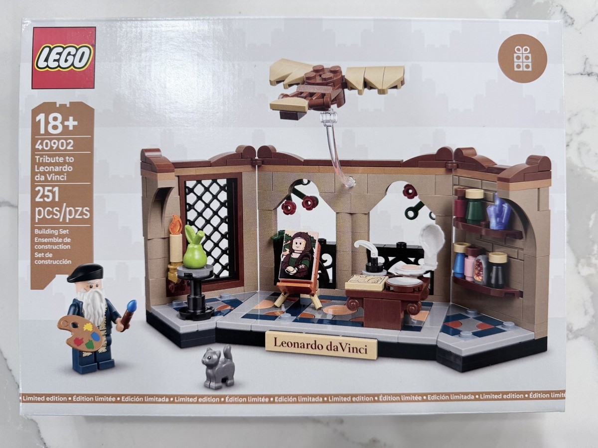 LEGO 40902 Tribute to Leonardo da Vinci Limited Edition GWP | eBay
