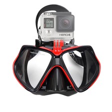 Professional GoPro Diving Mask Anti Fog Tempered Glass Snorkel Gear Scuba Diving