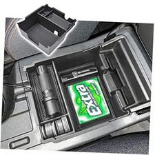 Center Console Organizer Tray Compatible with Subaru Crosstrek 2018-2023 Black