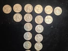 LOT OF 19 Washington Quarters Circulated 90% Silver D/Philadelphia 1948 - 1953