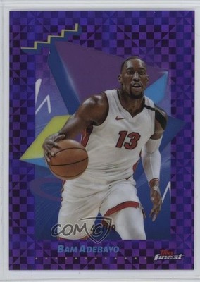 2024-25 Topps Finest Uncommon Purple X-Fractor 48/99 Bam Adebayo #145 16n7