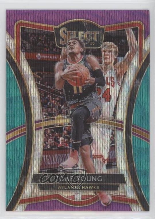 2019-20 Panini Select Premier Level Tri-Color Prizm Trae Young #149 0c6