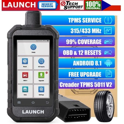LAUNCH Creader TPMS 5011 V2 TPMS Activation Scan Tire Pressure Monitoring Sensor