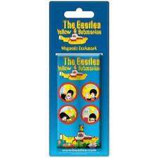 Image of Beatles - Magnetic Bookmark  Yellow Submarine Portholes - TV Memorabil - G500z