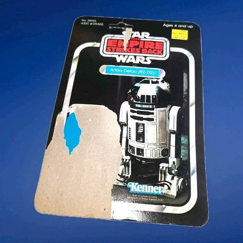 Vintage 1980 Star Wars Cardback R2-D2 Figure 41 Back Original Kenner Card back
