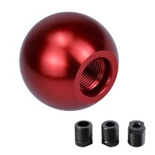 Round Ball Shift Knob Aluminum Alloy Car Gear Shift Knob Stick Shifter Red Round Ball Shift Knob Aluminum Alloy Car Gear Shift Knob Stick Shifter Red