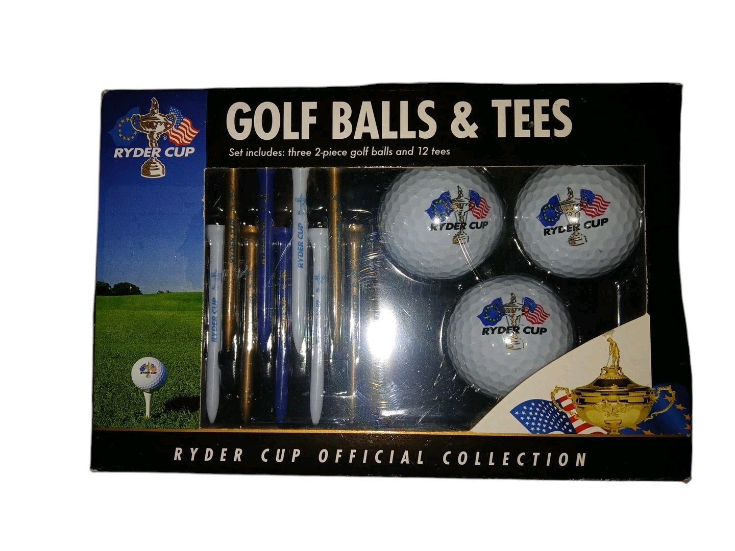 Ryder Cup Golf Balls & Tees New