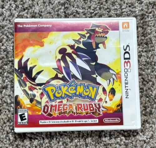 Nintendo 3DS Pokémon Omega Ruby, Original Case, Cover Art, Multiplayer, 2014