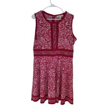 MICHAEL Michael Kors Pink Floral Stretchy Dress Size XL