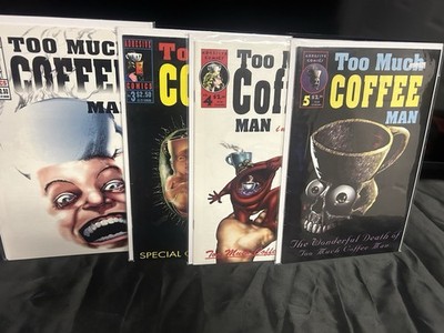 Too Much Coffee Man #2,3,4,5 (VF)