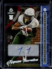 2022 Panini Luminance Tyquan Thornton Auto RC Blue Rookie #/50 Patriots