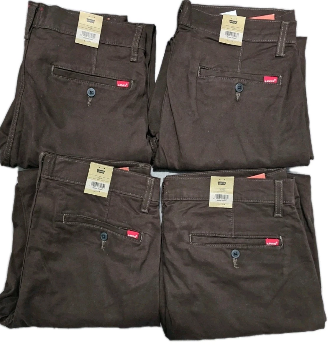Levis Mens XX Chino Trouser Standard Taper Stretch Brown Trouser All Sizes
Opens in a new window or