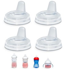Sippy Spout Nipples for Philips Avent Natural Baby Bottles, 4-Pack