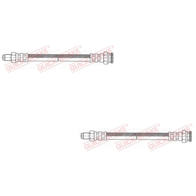 2x QUICK BRAKE Bremsschlauch links rechts für Talbot Samba Cabriolet 51E 51A