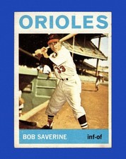 1964 Topps Set-Break #221 Bob Saverine EX-EXMINT *GMCARDS*