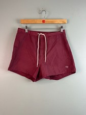 Vintage OP Ocean Pacific Swim Trunks Shorts Size 30 Red Maroon Surf Lined