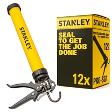 Stanley Professional Sausage Caulking Gun 18:1 Thrust Ratio PRO-SG1 - 12 Pack