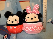 NEW Squishmallows Disney 8" Mickey Minnie Mouse Valentines Day