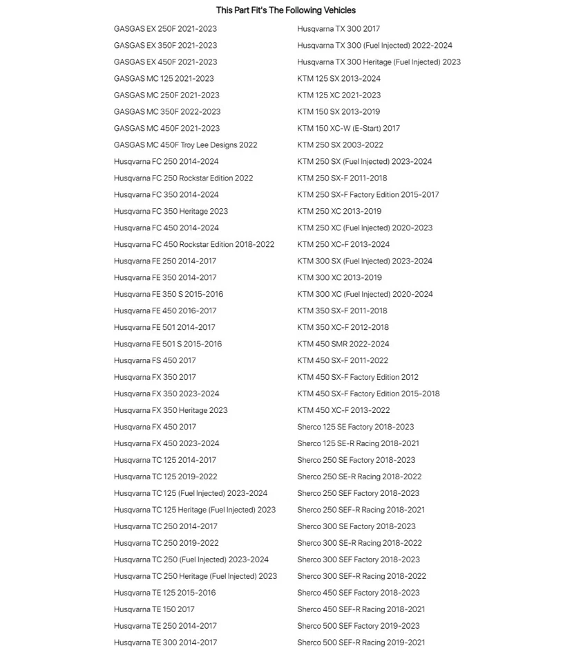 Línea de freno trenzada de acero para motocicleta Tusk azul para KTM 125 XC 2021-2023 Foto 3 de 4