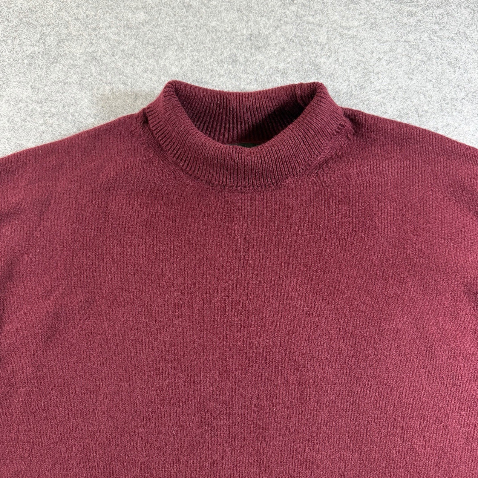 Banana Republic Turtleneck Sweater Womens S Burgundy Wool Blend Soft Knit LS thumbnail 11