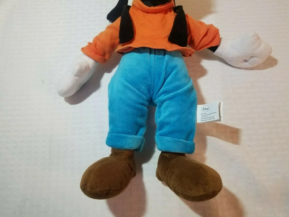 Плюшевая кукла Goofy Just Play Mickey Mouse Clubhouse 12 дюймов мягкая игрушка Walt Disney - Изображение 4 из 4