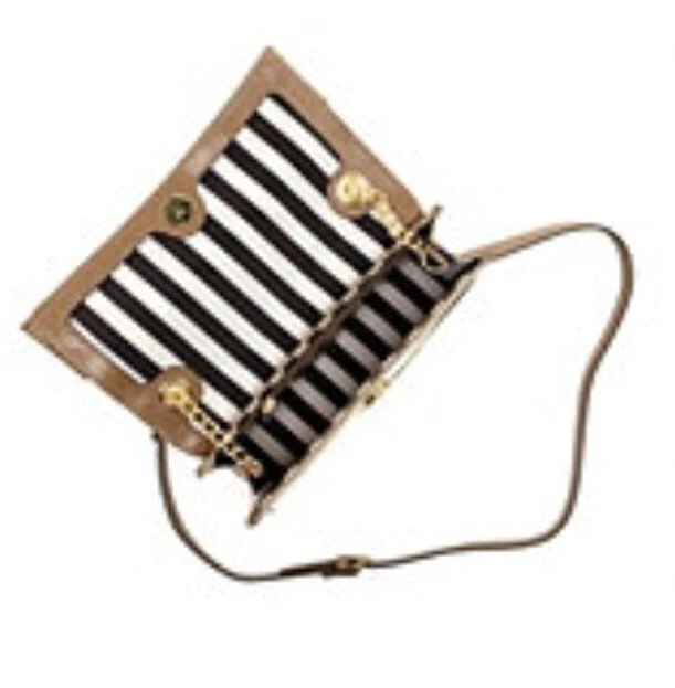 NUEVO Bolso Bandolera Gianni Bini Lucy Bow Negro $79 Foto 2 de 4